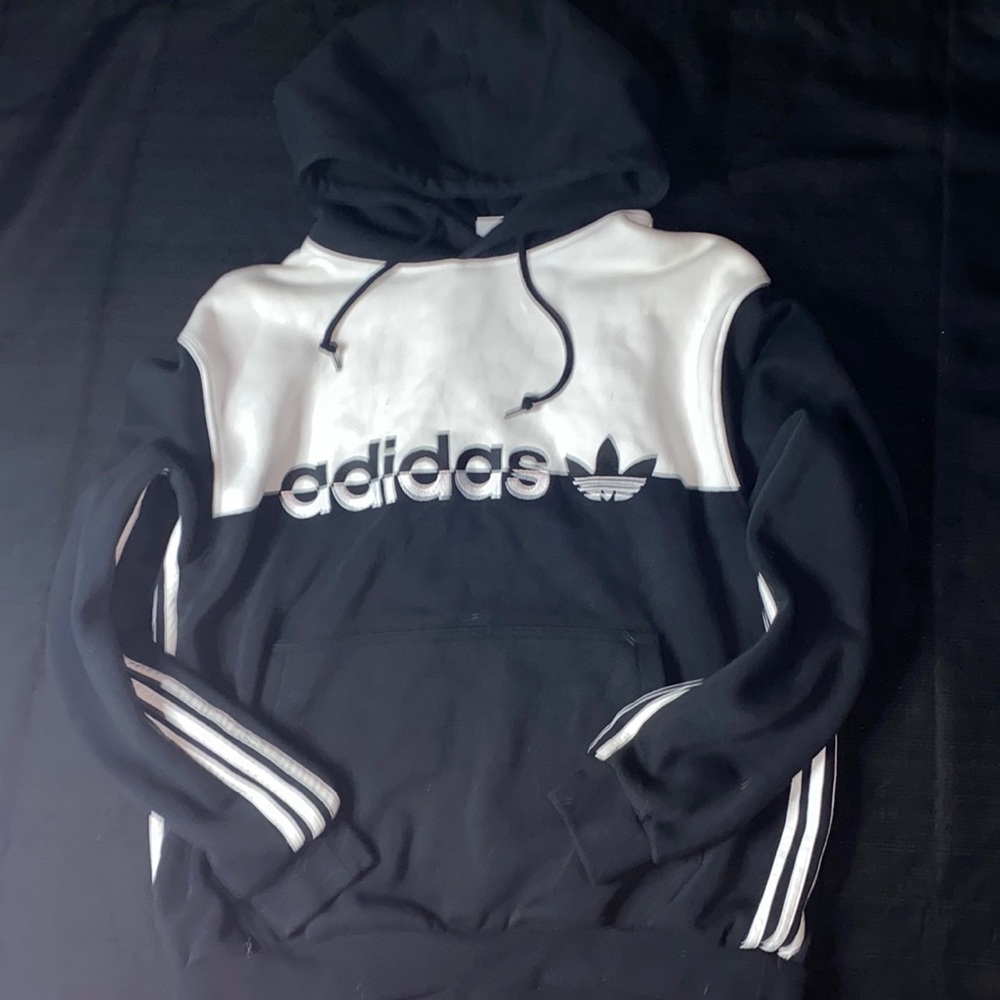 Adidas Hoodie (Black & White)